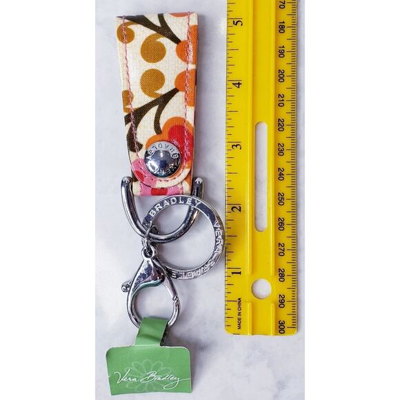 Retired NWT VERA BRADLEY 2 Piece Set Folkloric Loop Keychain & Luggage Tag - Picture 7 of 8